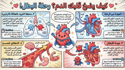 كيف يضخ القلب الدم