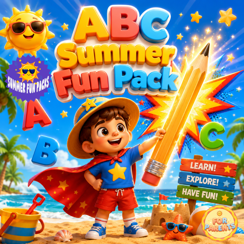 ABC Summer Fun Pack - For parent - سلسلة التعلم المبكر للغة الانجليزية