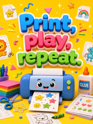 Mega Summer Free Pack- All Our Printable Activities for Kids