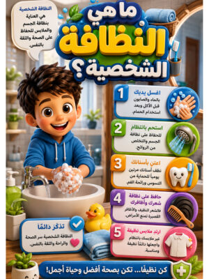 سلسلة النظام الروتيني اليومي للأطفال