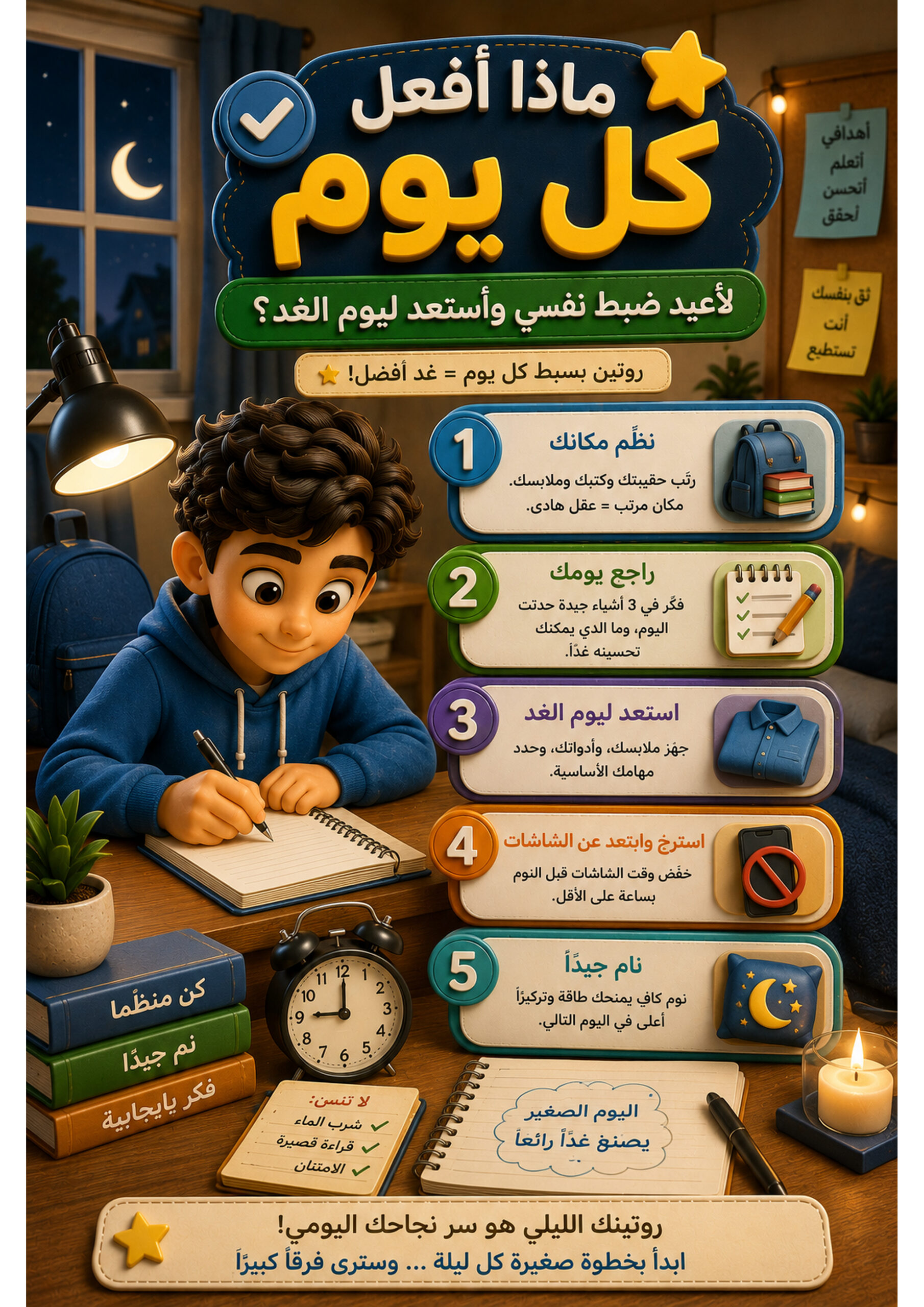 سلسلة النظام الروتيني اليومي للأطفال - Image 4