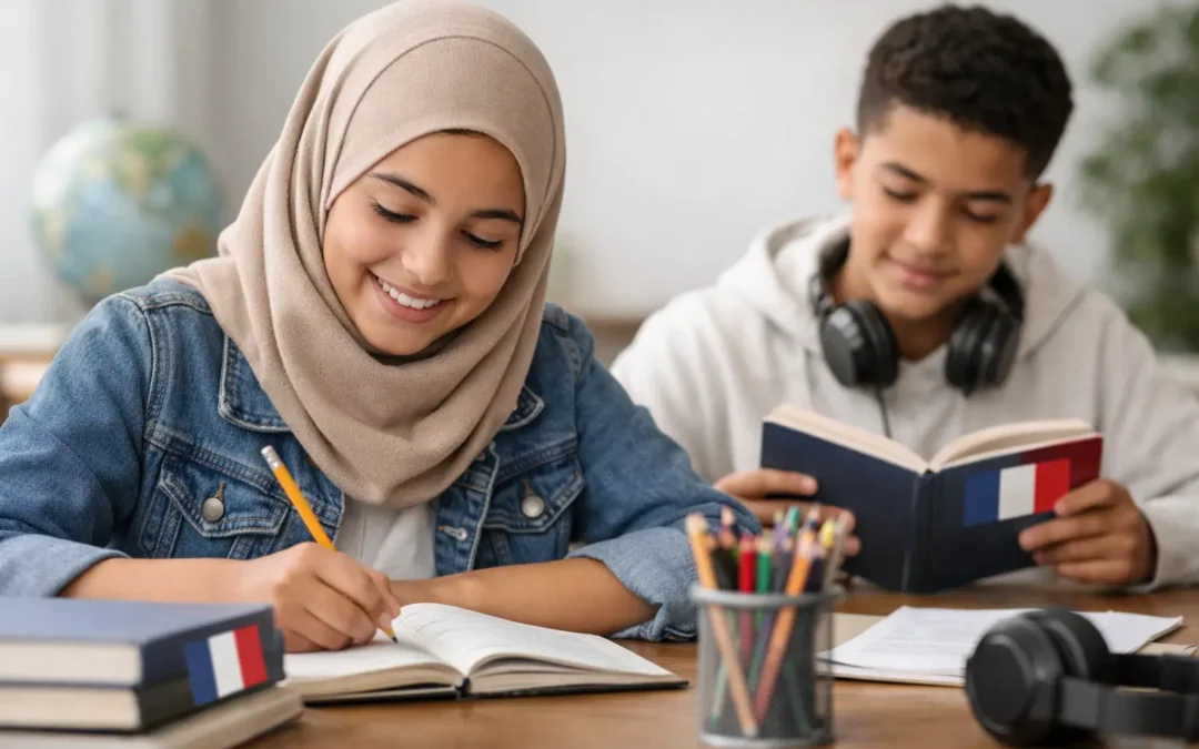 تحسين مفردات الفرنسية للأولى متوسط بلا قوائم