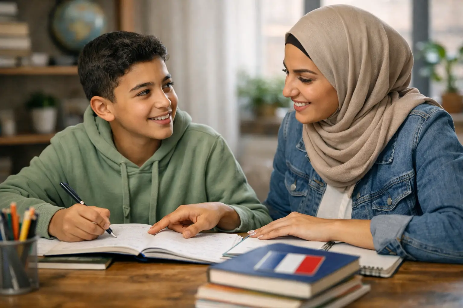 كيف نساعد تلميذ الأولى متوسط بتحسين التعبير بالفرنسية؟