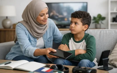 كيفية تنظيم وقت الشاشات للأبناء دون صراع يومي
