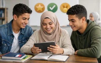 لوحة النقاط في التعلم: تشجيع مفيد دون ضغط