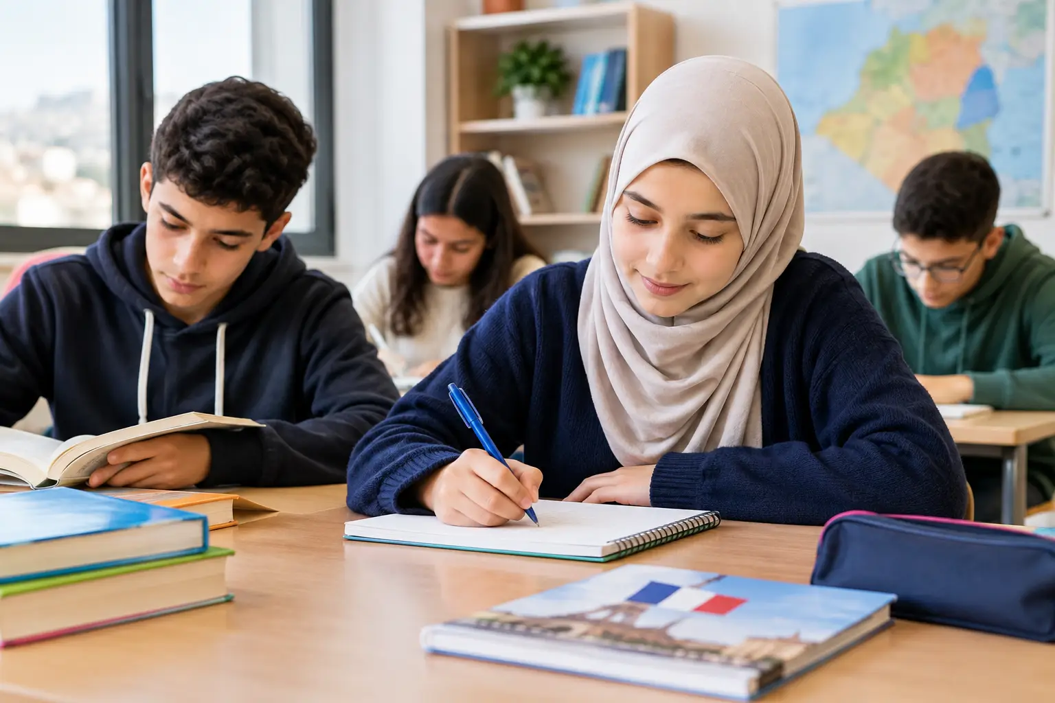 كيفية بناء مفردات فرنسية مدرسية للمتوسط