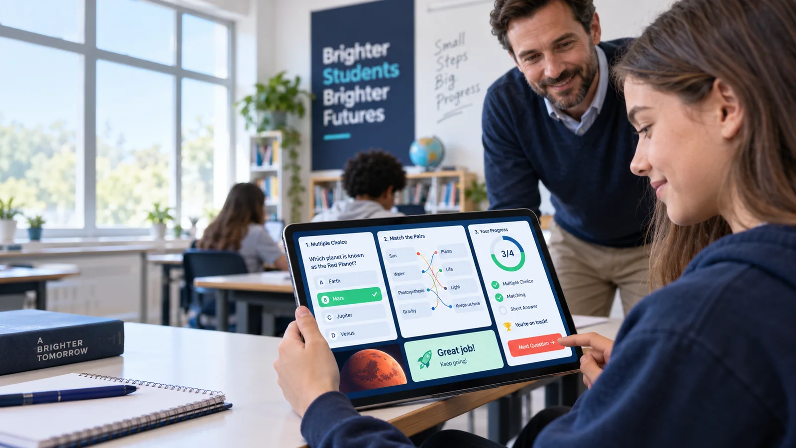 Interactive quizzes